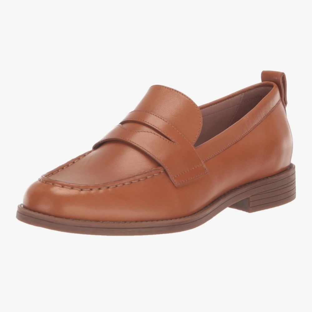 Classic Tan Leather Loafers
